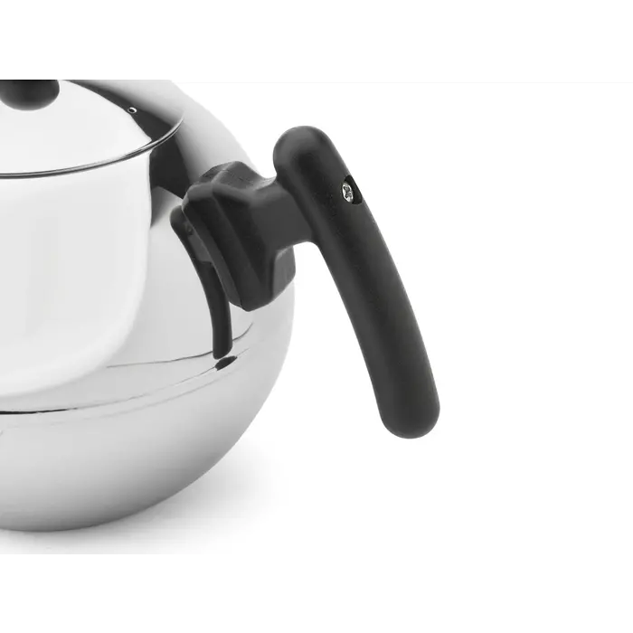 Bredemeijer Theepot Bella Ronde vlak 1.2 L zwart beslag
