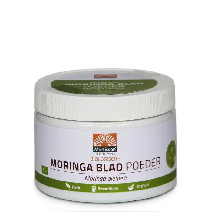Moringa Blad Poeder  Absolute  Bio Raw 125 gram