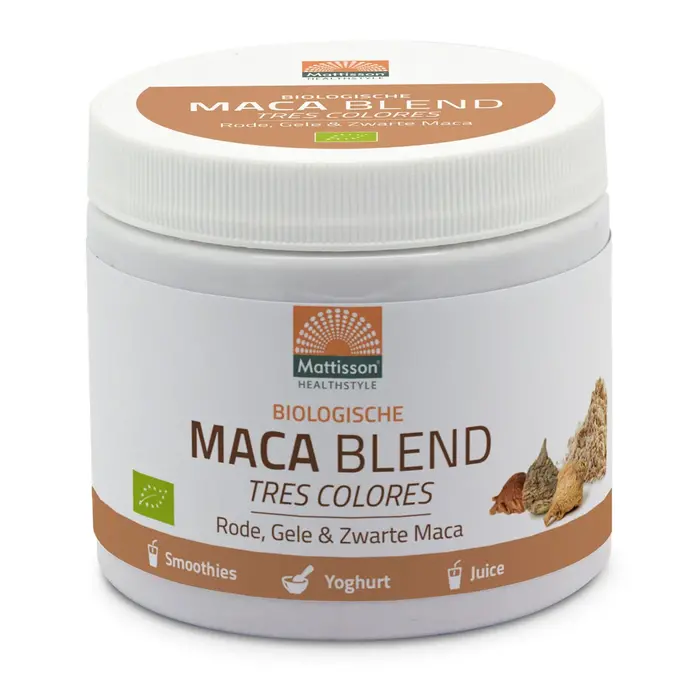 Maca Poeder BIOBlend - Rode, Gele & Zwarte Maca 300 gram