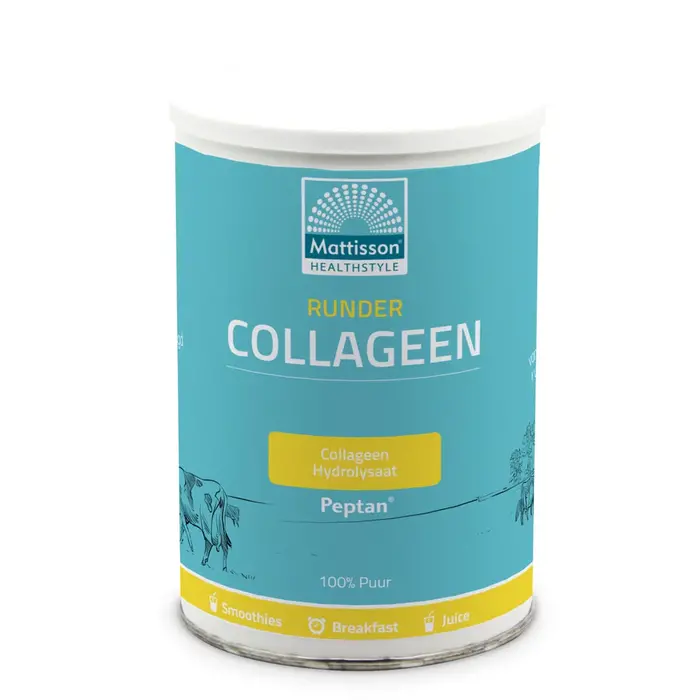 Runder Collageen Hydrolysaat Pure 300 gram