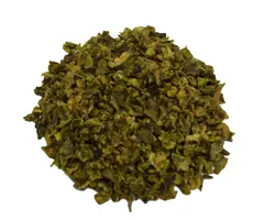 Paprika stukjes groen