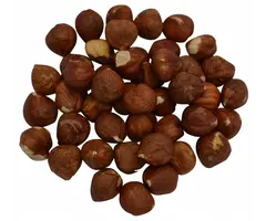 Hazelnoten bruin met vlies