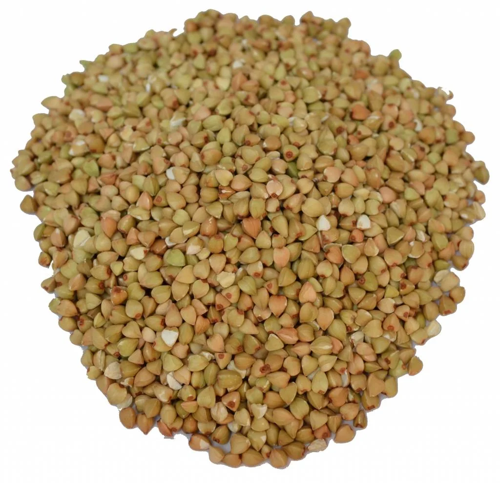 Boekweitkorrels heel gepeld