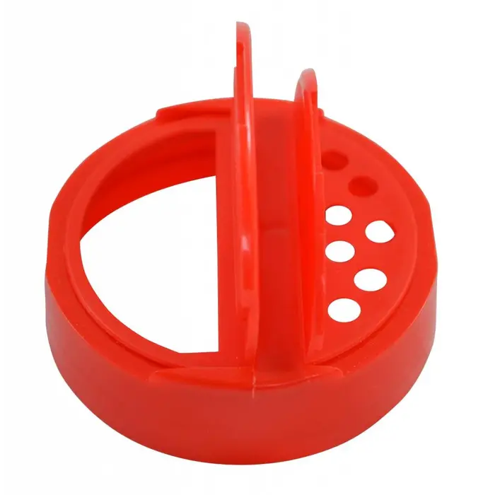 Strooibus kunststof 230 ml met rode deksel