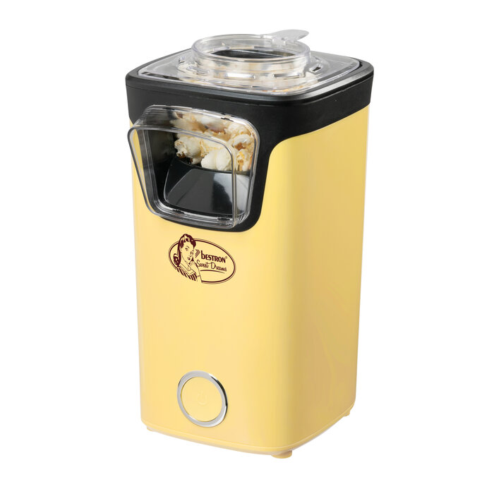 Bestron Bestron popcornmachine Vanille APC200V inclusief popcorn startpakket