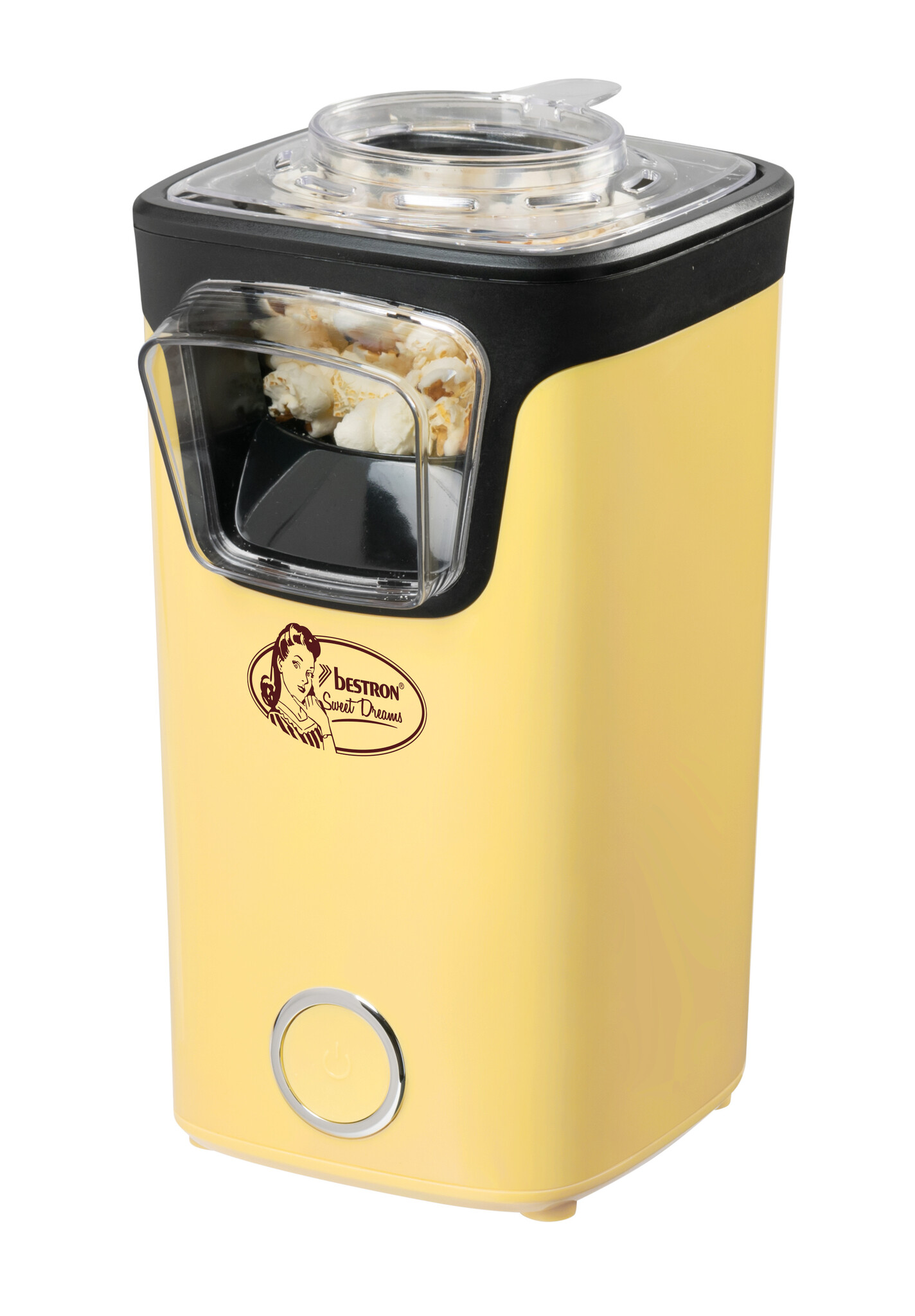 Bestron Bestron popcornmachine Vanille APC200V inclusief popcorn startpakket