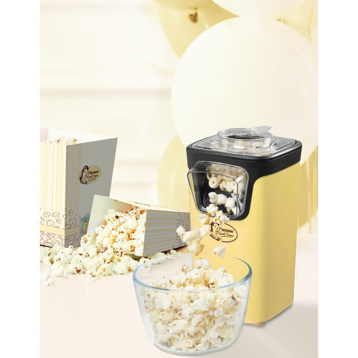 Bestron Bestron popcornmachine Vanille APC200V inclusief popcorn startpakket