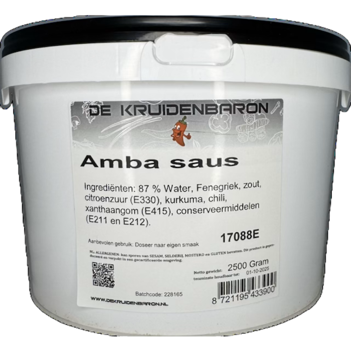 Amba saus 2.5 kilo