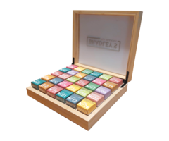 Piramini Theedoos leeg 30 vaks