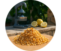 Citroenschil gedroogd