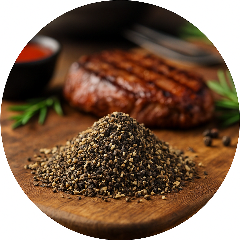 Peper zwart gebroken