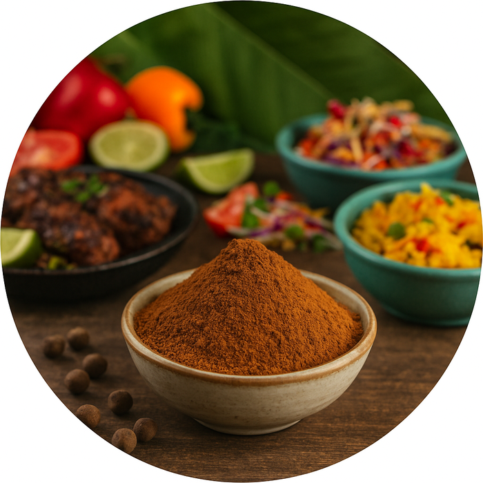 Gemalen pimentkruiden