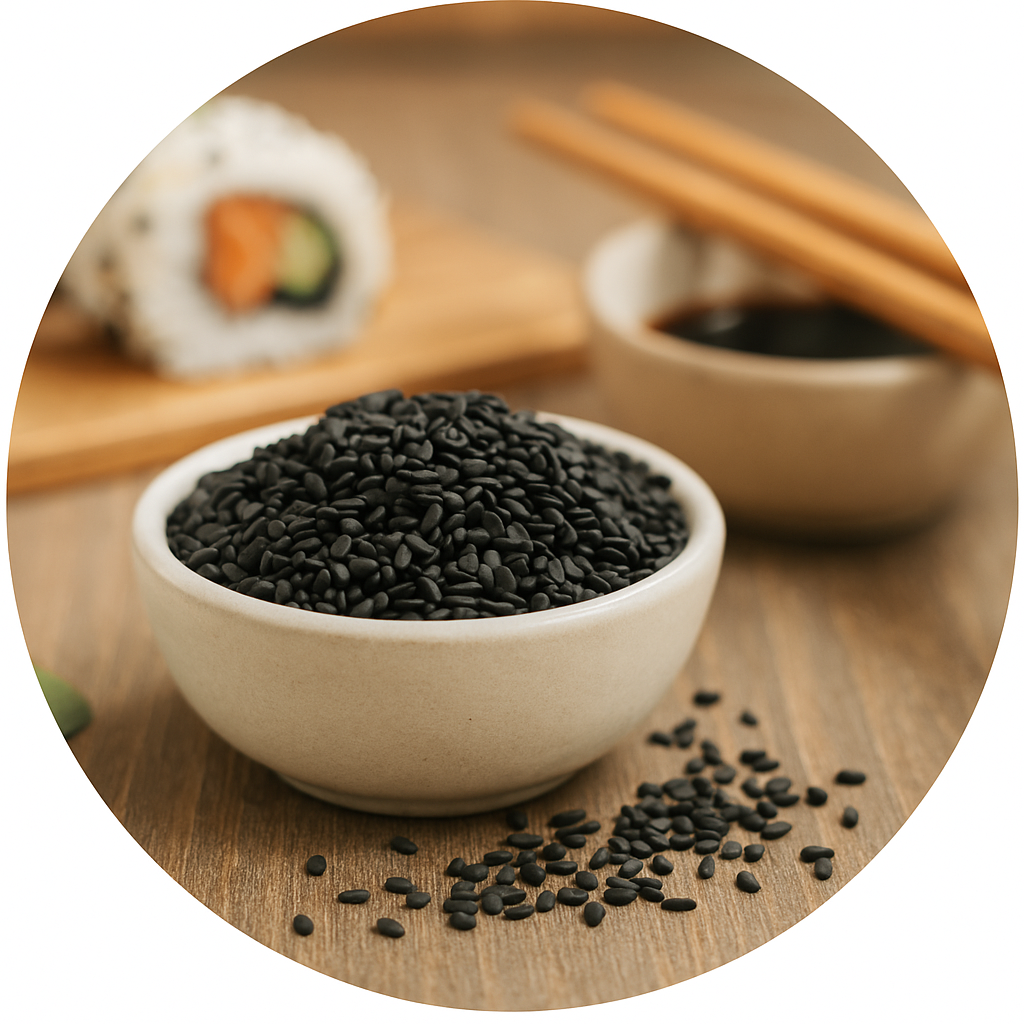Sesamzaad zwart