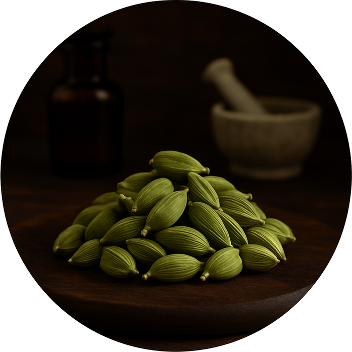 Groene Kardemom peulen