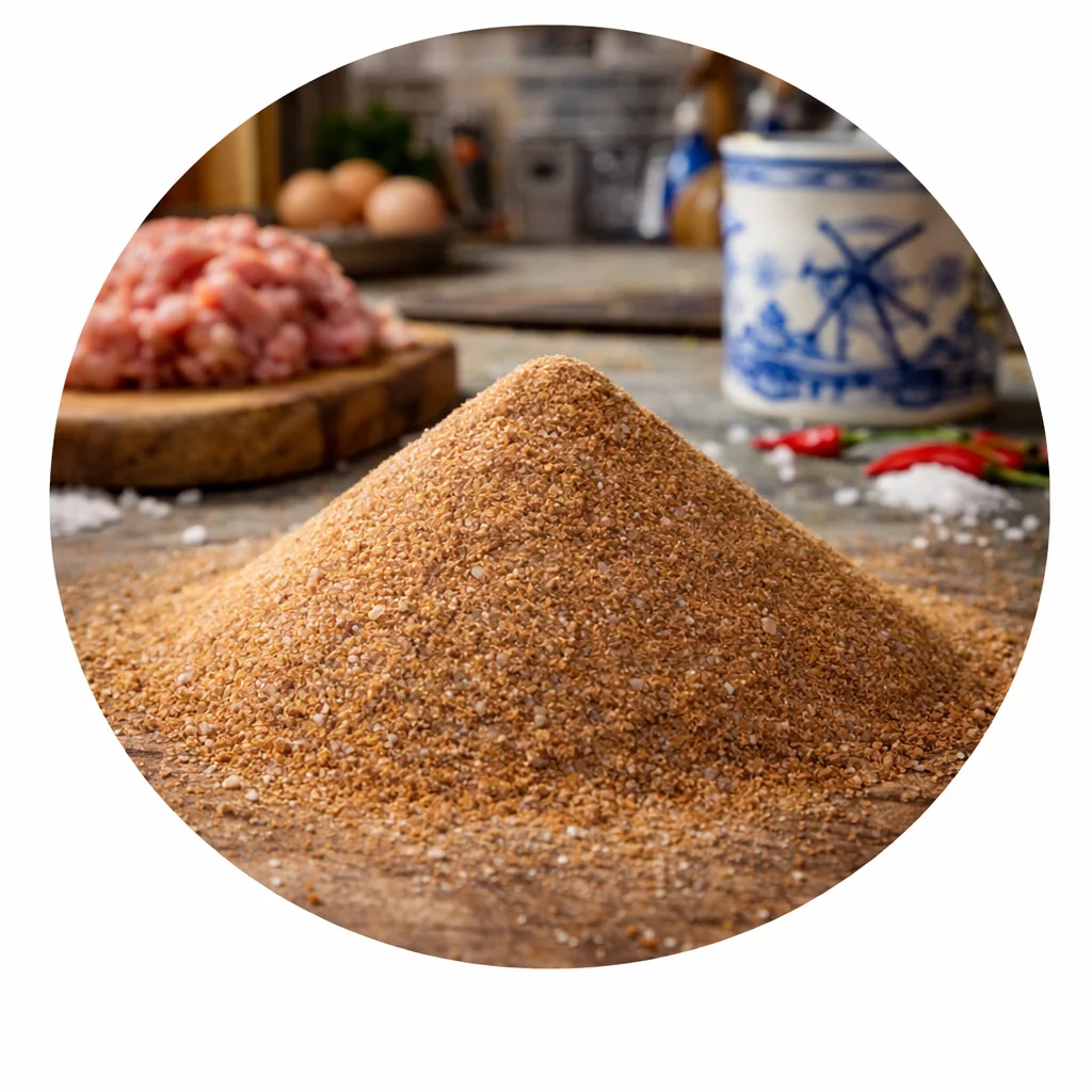 Gehakt kruiden met zout