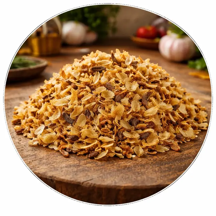 Uiensnippers geroosterd