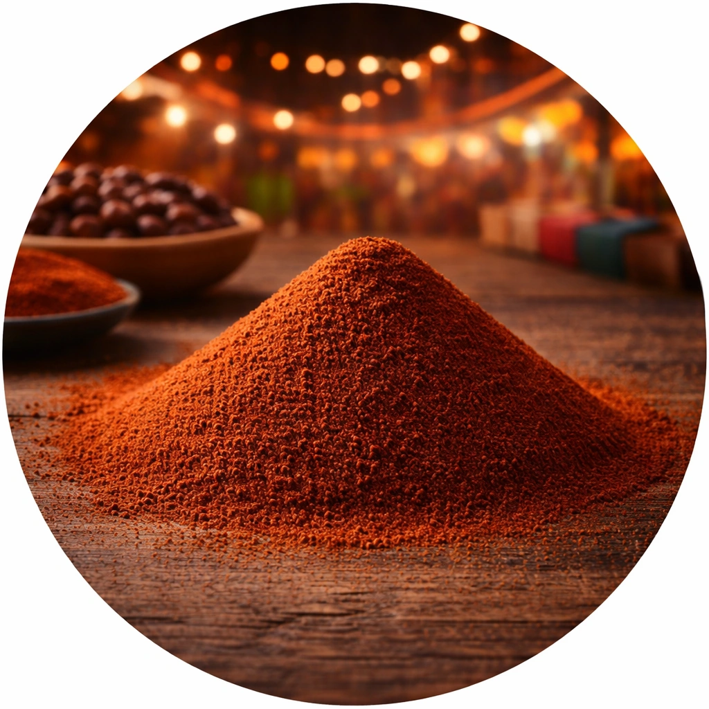 Ancho Chilipeper gemalen