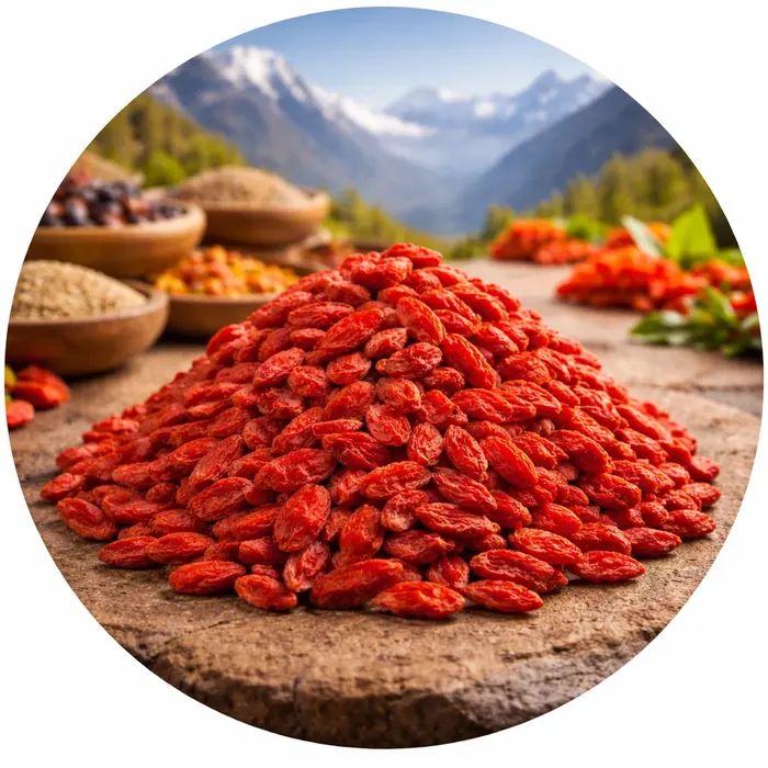 Goji bessen gedroogd