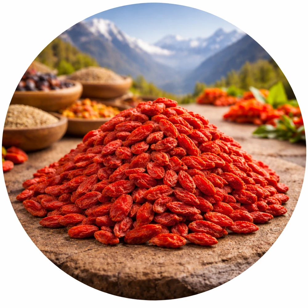 Goji bessen gedroogd