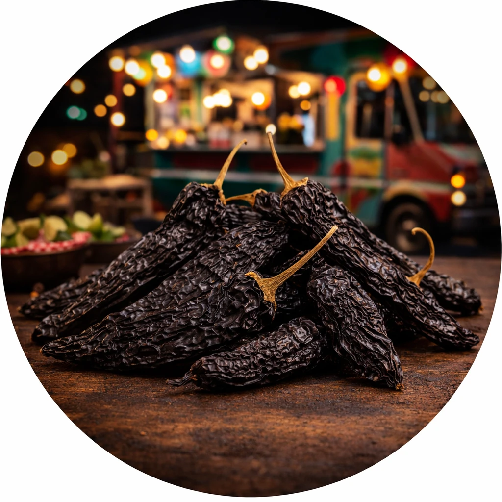 Pasilla Chilipeper heel