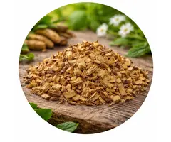 Zoethoutwortel gesneden