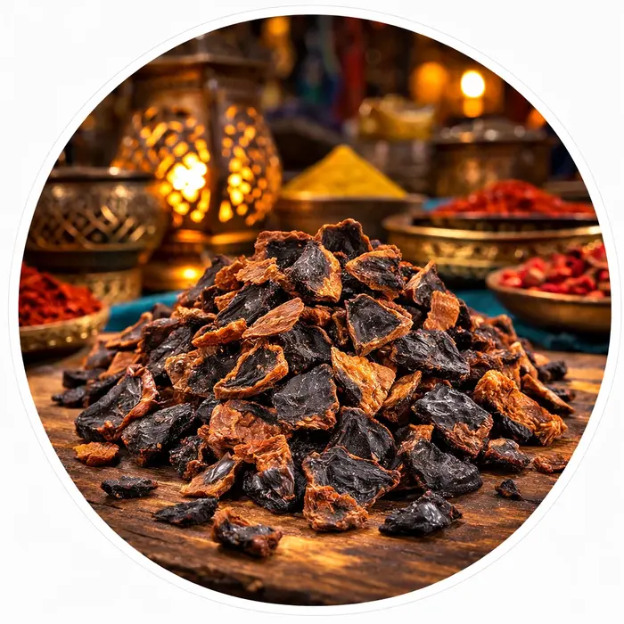 Limoen stukjes zwart