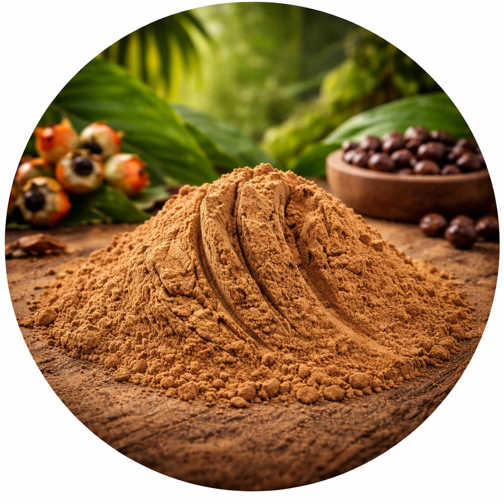 Guarana of energiezaad poeder