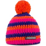 POEDERBAAS POEDERBAAS - CLASSIC COLORFUL BEANIE PINK, ORANGE-BLUE