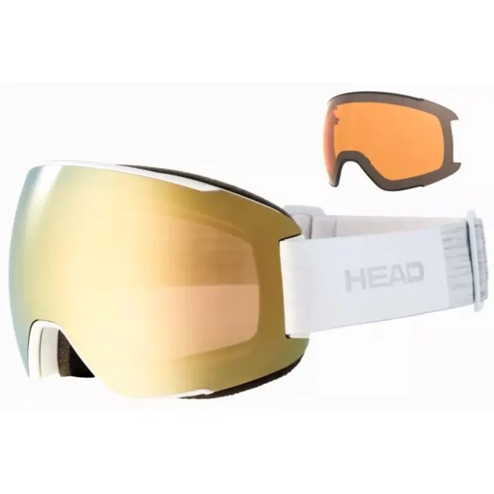 HEAD HEAD - MAGNIFY GOGGLES 5K GOLD WHITE