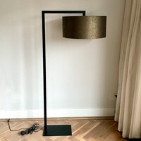 Vloerlamp Staal Zwart
