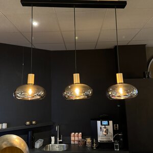 Hanglamp X met glans bollen