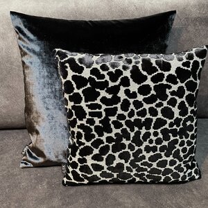 Kussen Zwart Patroon