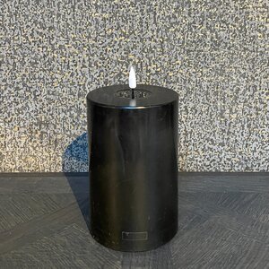 Deluxe LED Kaars Zwart 10x15