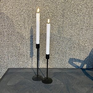Deluxe LED Kaars Wit, 2 Dinerkaarsen L