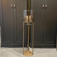 Windlicht Metallic Brown Open 110cm