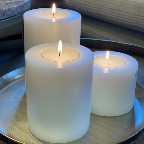 Farluce Kunststof kaars voor Waxinelicht Wit Farluce Kunststof kaars voor Waxinelicht Wit