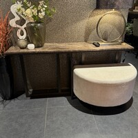 Side Table Marmer Taupe