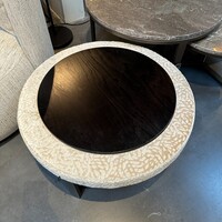 Dienblad, zwart eiken 55cm