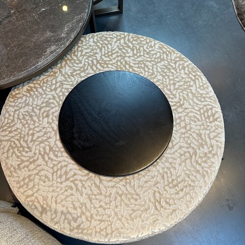 Dienblad, zwart eiken 35cm