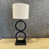 Lampenvoet zwart cirkel