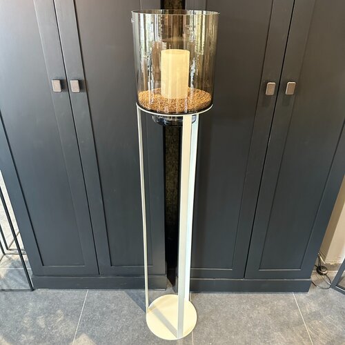Windlicht Beige amber glas Open 150 cm