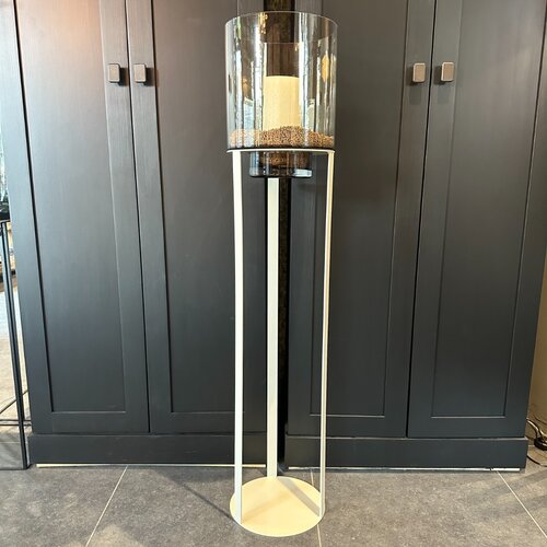 Windlicht Beige amber glas Open 130 cm