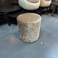 Hocker Stip champage/goud 40 cm diamater