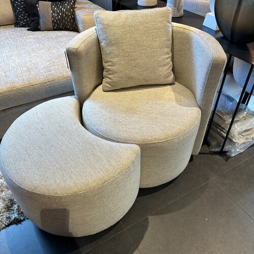 Fauteuil Pablo + Hocker