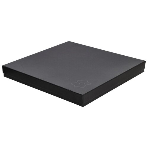 Dienblad Leder Zwart Rond 50cm