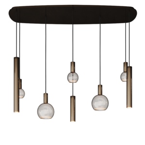 Hanglamp Riva Deens Ovaal 145cm