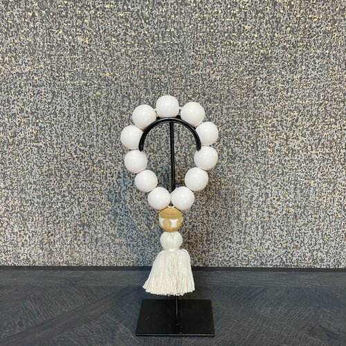 Ketting Kralen met dot op standaard