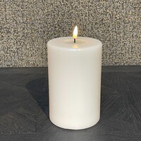 LED Kaars Crème 10x15