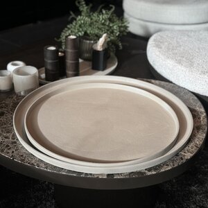 Bombyxx Dienblad Rond Sand