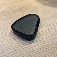 Onderzetters Leder Zwart Croco Organic